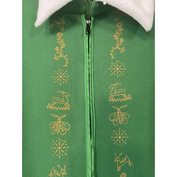 Men's Elf Costume Coat Adult Christmas Cosplay Suit Xmas Outfits Small Coat - Picture 6 of 11